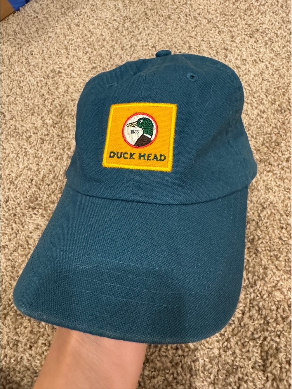 Duck Head Classic Blue Baseball Cap with Adjustable Strap